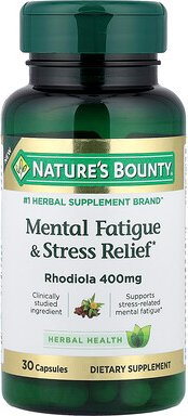 Nature's Bounty, Geistige Müdigkeit und Stressabbau, 400 mg, 30 Kapseln