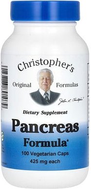 Thumbnail - Christopher's Original Formulas, Pancreas Formula, Pankreas-Formel, 100 vegetarische Kapseln