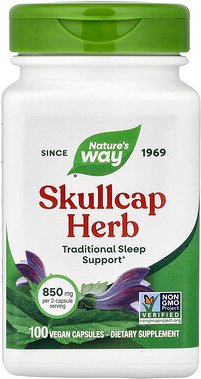 Nature's Way, Baikal-Helmkraut, 100 vegane Kapseln (425 mg pro Kapsel)