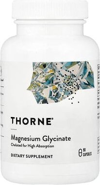 Thorne, Magnesium Glycinate, Magnesiumglycinat, 90 Kapseln (120 mg pro Kapsel)