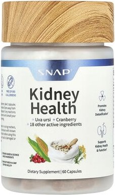 Snap Supplements, Nierengesundheit, 60 Kapseln