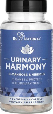 Eu Natural, Urinary Harmony, zur Förderung der Harnwegsfunktion, 60 pflanzliche Kapseln