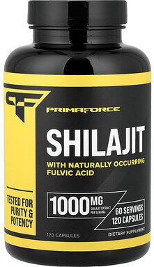 Primaforce, Shilajit, Shilajit, 120 Kapseln (500 mg pro Kapsel)