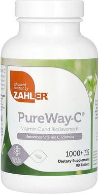 Thumbnail - Zahler, Pure Way-C, Vitamin C und Bioflavonoide, 1.000 mg, 90 Tabletten