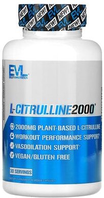 EVLution Nutrition, L-Citrulline2000, L-Citrullin2000, 90 pflanzliche Kapseln (666 mg pro Kapsel)