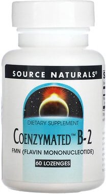 Thumbnail - Source Naturals, Coenzymated B-2, Coenzymiertes B2, 18 mg, 60 Lutschtabletten