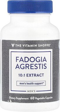 The Vitamin Shoppe, Men‘s Fadogia Agrestis, Fadogia Agrestis für Männer, 60 pflanzliche Kapseln (600 mg pro Kapsel)