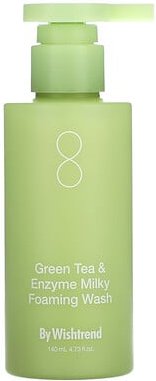 By Wishtrend, Green Tea & Enzyme Milky Foaming Wash, milchig-schäumendes Enzym, 140 ml (4,73 fl. oz.)