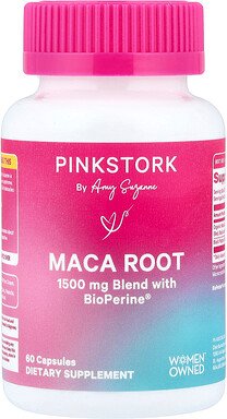 Pink Stork, Maca Root, Maca-Wurzel, 60 Kapseln