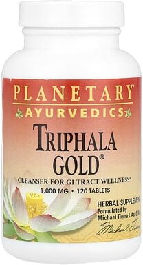 Planetary Herbals, Ayurvedics, Ayurvedics, Triphala Gold®, 120 Tabletten