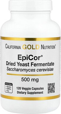 California Gold Nutrition, Epicor®, Dried Yeast Fermentate, getrocknetes Hefefermentat, 500 mg, 120 pflanzliche Kapseln