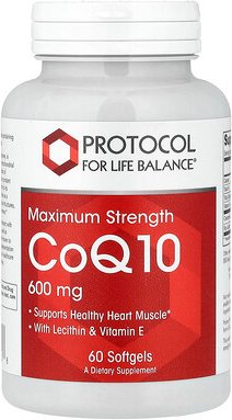 Protocol for Life Balance, CoQ10, maximale Stärke, 60 Weichkapseln