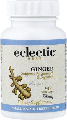 Eclectic Herb, Ginger, 395 mg, 90 pflanzliche Kapseln