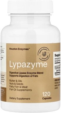 Houston Enzymes, Lypazyme, 120 Kapseln
