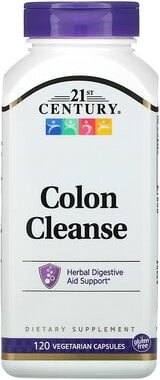 21st Century, Colon Cleanse, Darmreinigung, 120 pflanzliche Kapseln