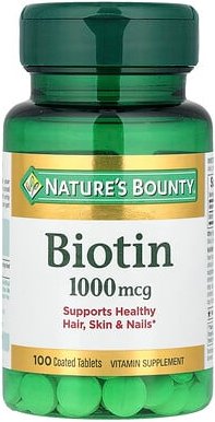 Nature's Bounty, Biotin, 1.000 mcg, 100 Beschichtete Tabletten