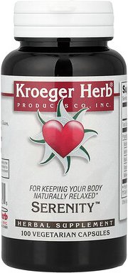 Kroeger Herb Co, Serenity™, 100 pflanzliche Kapseln