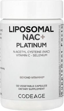 Thumbnail - Codeage, Liposomal NAC+ Platinum, liposomales NAC+ Platin, 120 pflanzliche Kapseln