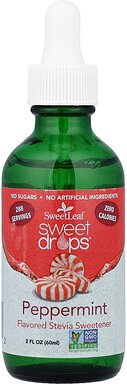 SweetLeaf Stevia, Sweet Drops®, Pfefferminze, 60 ml (2 fl. oz.)