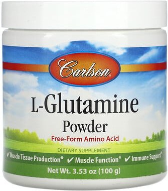 Carlson, L-Glutamin-Pulver, 100 g (3,53 oz.)