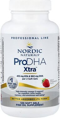 Nordic Naturals, ProDHA Xtra™, Ergänzungsmittel mit DHA, Erdbeere, 120 Weichkapseln