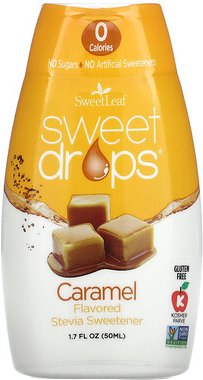SweetLeaf Stevia, Sweet Drops, Karamell, 50 ml (1,7 fl. oz.)