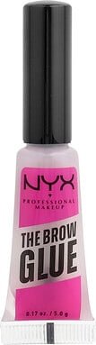 NYX Professional Makeup, The BrowGlue, Instant Brow Styler, Brow-Glue, Instant Brow Styler, 01 Transparent/Clear, 5 g (0...