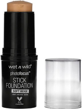 wet n wild, PhotoFocus Stick Foundation, 854B Soft Beige, 1 Stick