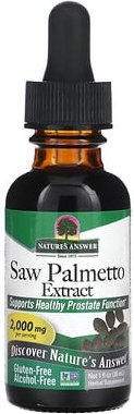 Nature's Answer, Saw Palmetto Extract, Sägepalmenbeerenextrakt, alkoholfrei, 2.000 mg, 30 ml (1 fl. oz.)