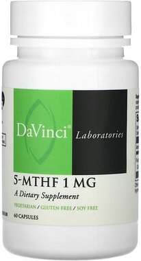 Thumbnail - DaVinci Laboratories, 5-MTHF, 1 mg, 60 Kapseln