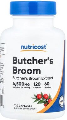 Thumbnail - Nutricost, Butcher's Brom, Mäusedorn, 120 Kapseln (150 mg pro Kapsel)