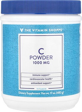 The Vitamin Shoppe, C Powder, Vitamin-C-Pulver, 482 mg (17 oz.)