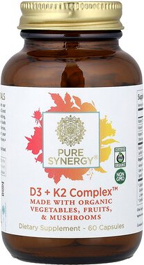 Thumbnail - Pure Synergy, D3 + K2 Complex™, D3 + K2 Complex™, 60 Kapseln