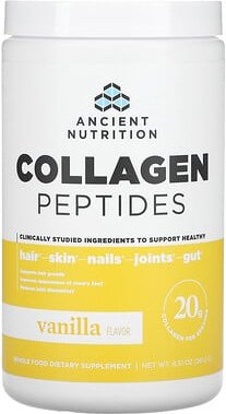 Ancient Nutrition, Kollagenpeptide, Vanille, 241,2 g (8,51 oz.)
