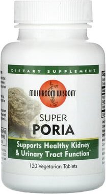 Mushroom Wisdom, Super Poria, 120 vegetarische Tabletten