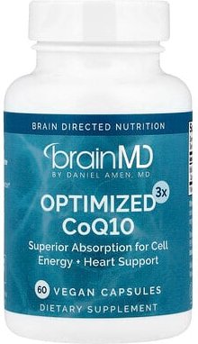 Thumbnail - BrainMD, Optimized3x CoQ10, optimiertes 3x CoQ10, 60 vegane Kapseln