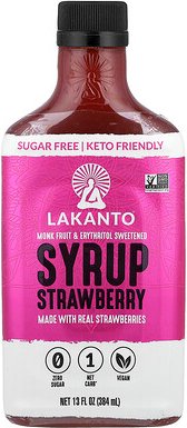 Thumbnail - Lakanto, Strawberry Syrup, Erdbeersirup, 384 ml (13 fl. oz.)