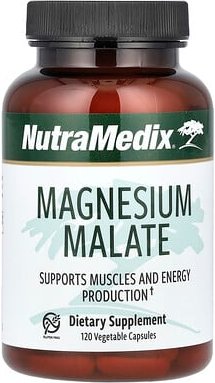 Thumbnail - NutraMedix, Magnesium Malate, Magnesiummalat, 120 pflanzliche Kapseln (100 mg pro Kapsel)