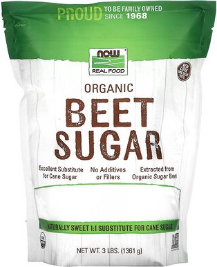 NOW Foods, Bio-Rote-Bete-Zucker, 1361 g (3 lbs.)