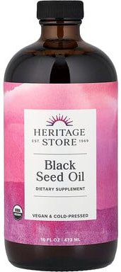 Heritage Store, Black Seed Oil, Schwarzkümmelöl, 473 ml (16 fl. oz.)