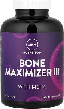 MRM Nutrition, Bone Maximizer III with MCHA, Nahrungsergänzungsmittel zur Unterstützung der Knochengesundheit mit MCHA, ...