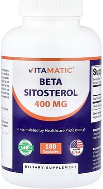 Vitamatic, Beta-Sitosterol, 400 mg, 180 Kapseln