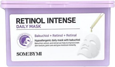 SOME BY MI, Retinol Intense Daily Beauty Mask, intensive tägliche Beauty-Maske mit Retinol, 30 Tuchmasken, 350 ml (11,83...