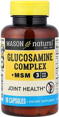 Mason Natural, Glucosamin-Komplex + MSM, 90 Kapseln