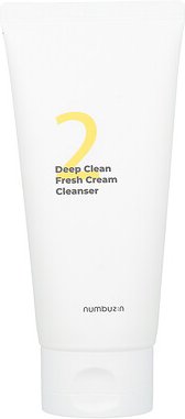 Numbuzin, No.2 Deep Clean Fresh Cream Cleanser, frischer Cremereiniger, 120 ml (4,05 fl. oz.)