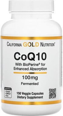 California Gold Nutrition, CoQ10, Ubiquinone USP with BioPerine® Black Pepper Extract, CoQ10, Ubichinon USP mit BioPerin...