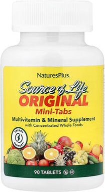 NaturesPlus, Source of Life®, Original Mini-Tabs, Original-Minitabletten, Multivitamin- und Mineralstoff-Nahrungsergänzu...