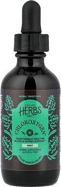 Herbs Etc., ChlorOxygen®, alkoholfrei, Minze, 59 ml (2 fl. oz.)