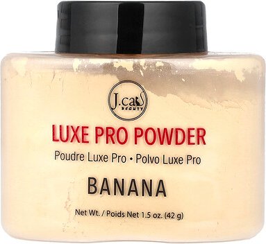 J.Cat Beauty, Luxe Pro Powder, Puder, LPP101 Banana, 42 g