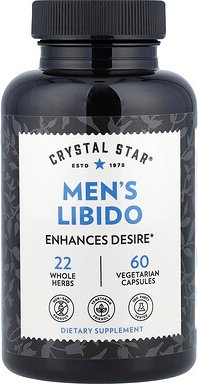Crystal Star, Men's Libido, männliche Libido, 60 vegetarische Kapseln